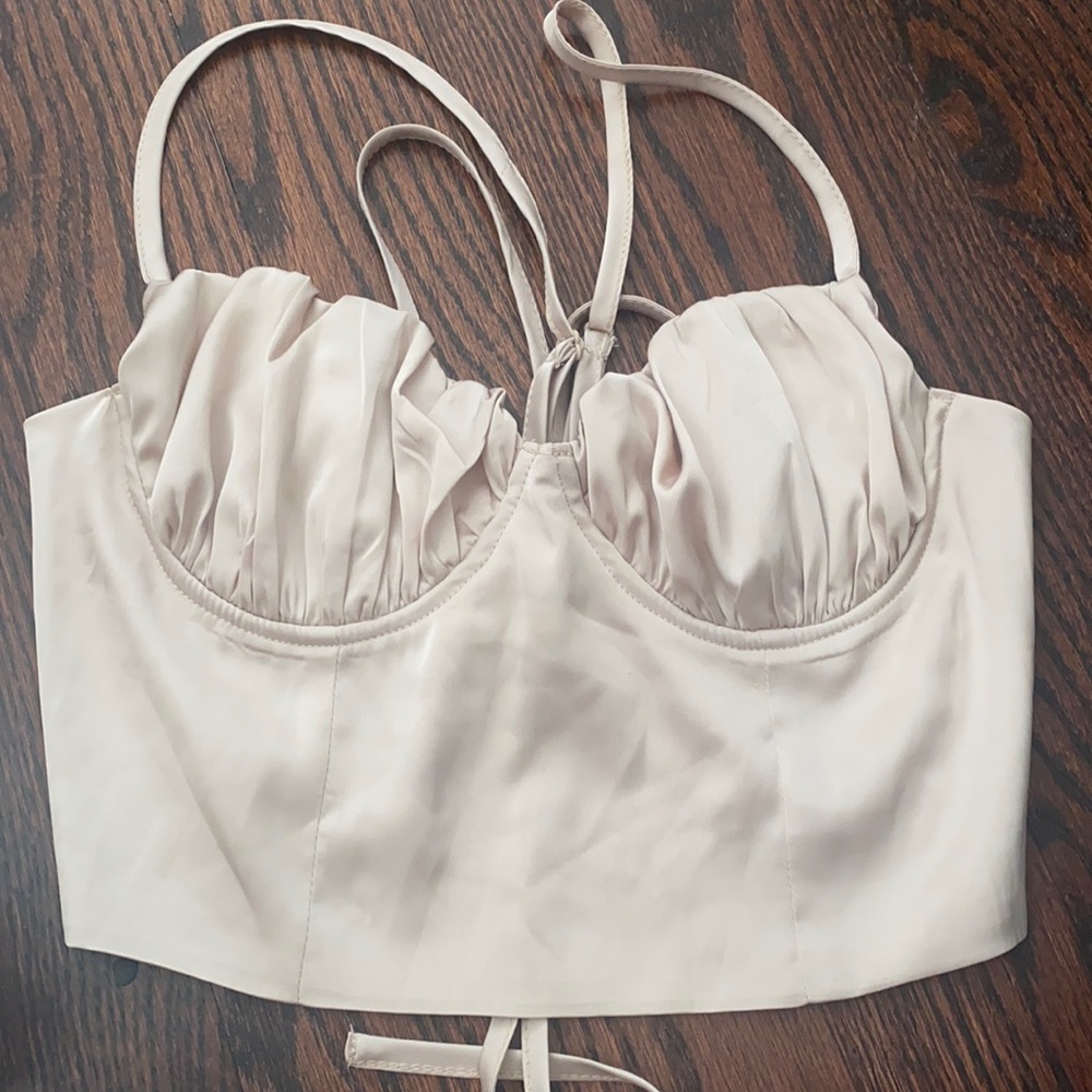 CHAMPAIGNE CROP TOP